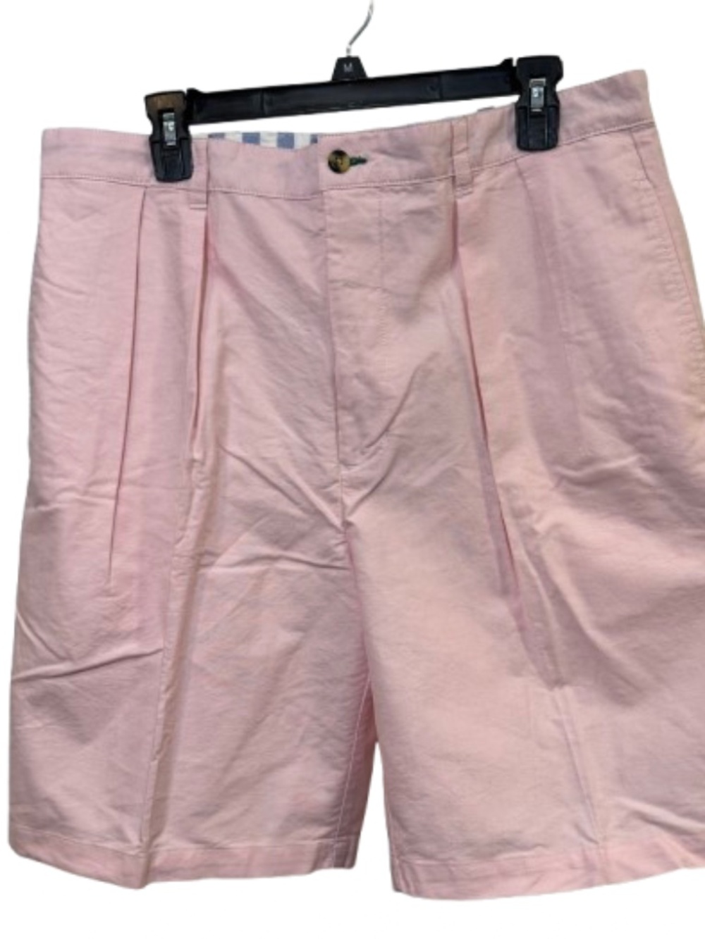 NWT Tommy Hilfiger Size 36 Pink 100% Cotton Men's Straight Fit Stretch Shorts